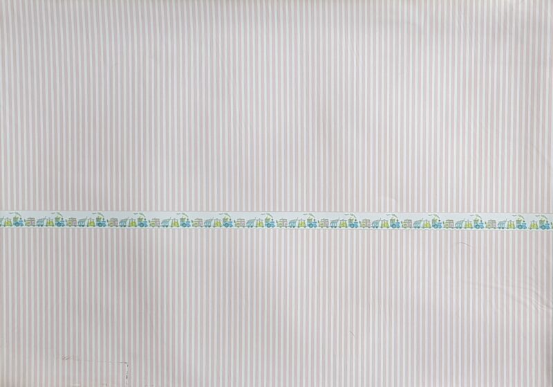 Trains - pink wallpaper