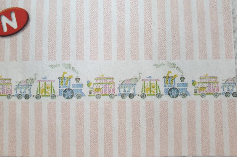 Trains - pink wallpaper - Image 2
