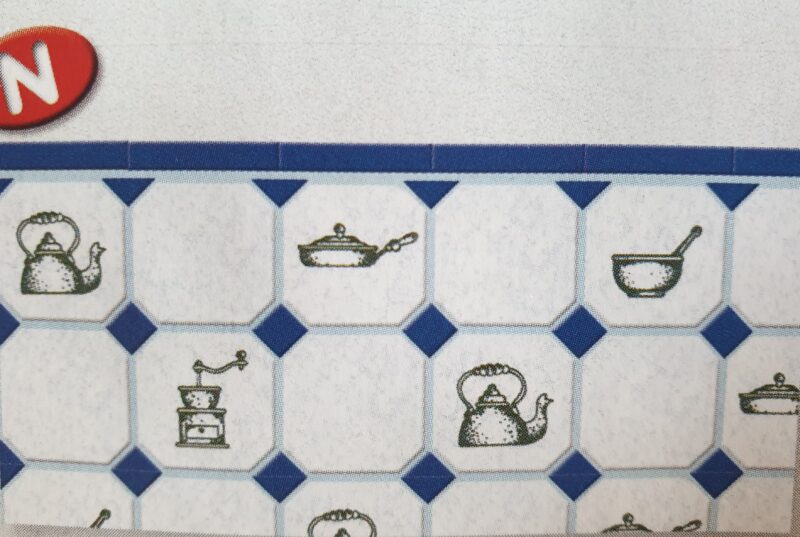 Kitchen tile - blue wallpaper - Image 2
