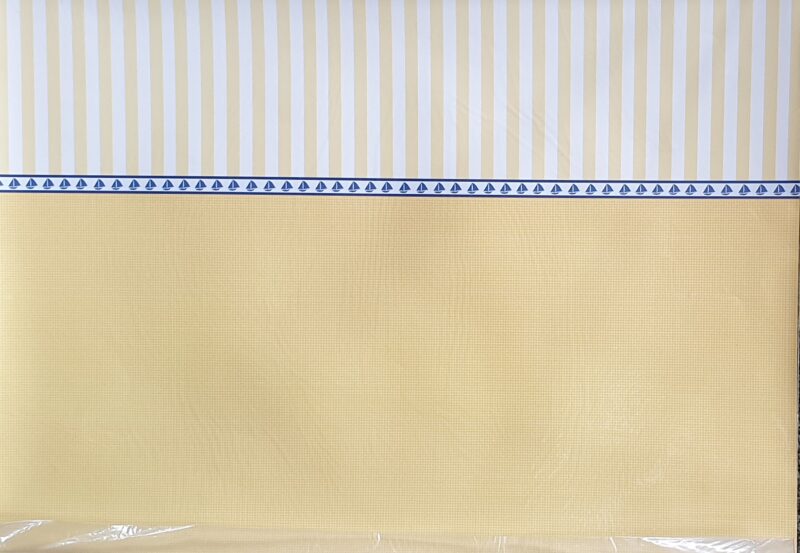 Sail boat - yellow wallpaper