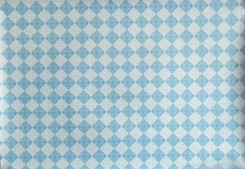 Diamond tile - blue wallpaper