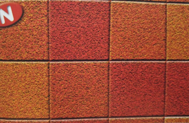 Flooring - square tile orange wallpaper - Image 2