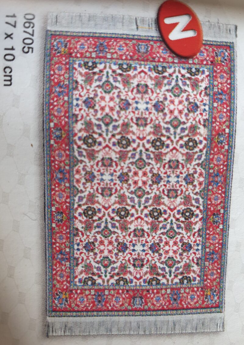 Rug - Red 170mm x 100mm