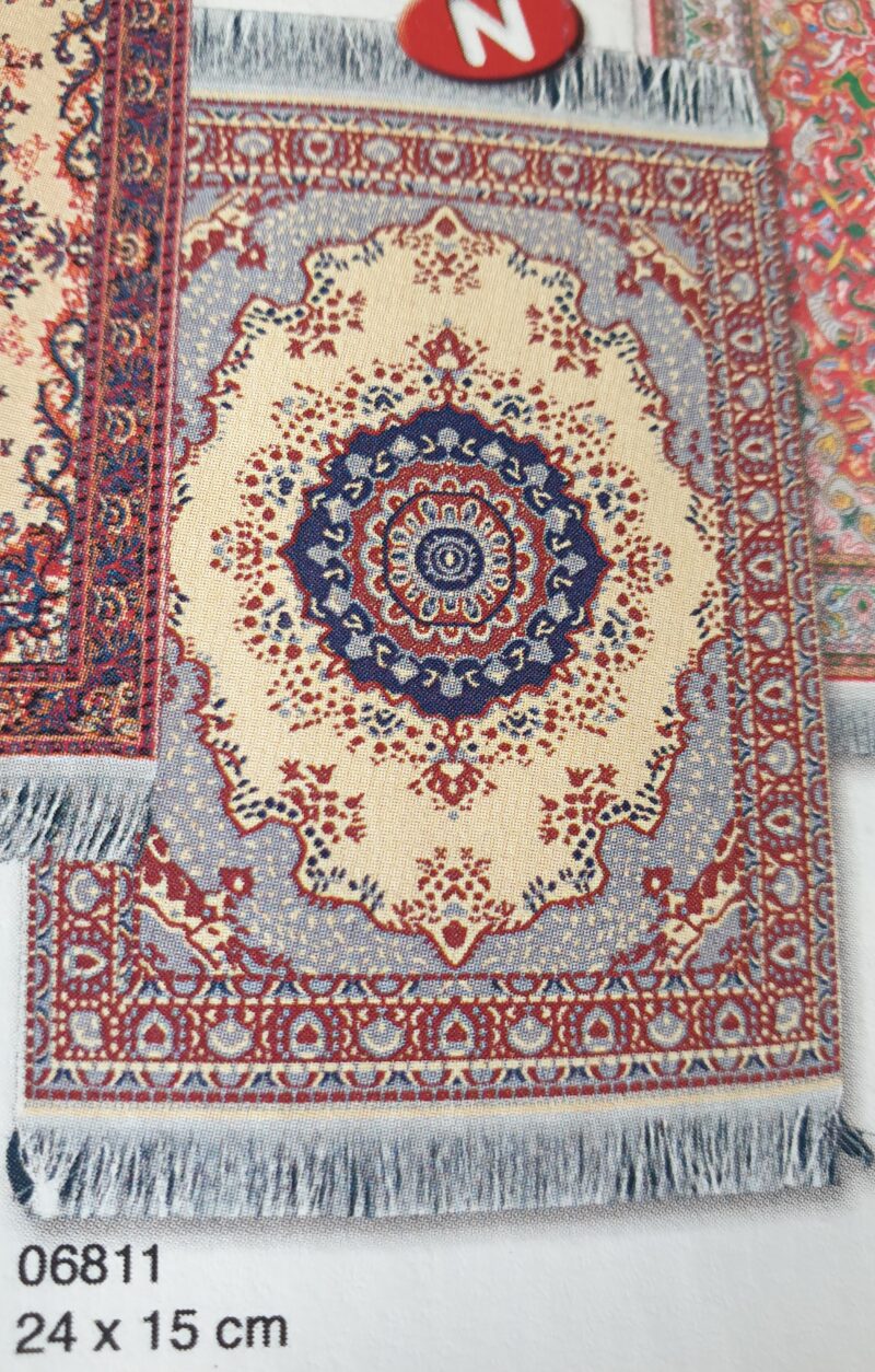 Rug - Blue and Yellow 240mm x 150mm