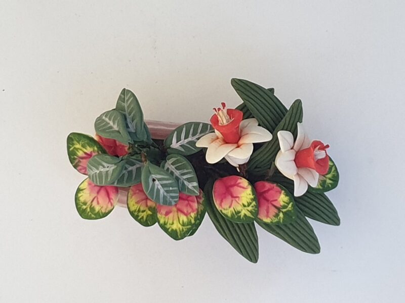 Flowers in rectangle container - Image 2