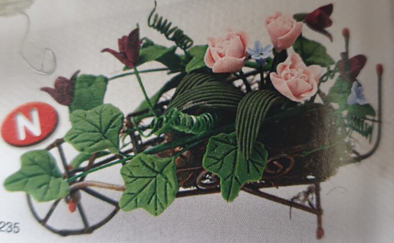 Ornate garden planter - pink