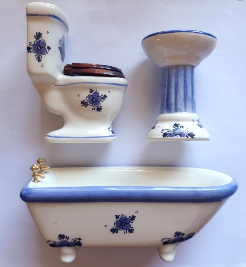 Bathroom set - blue design