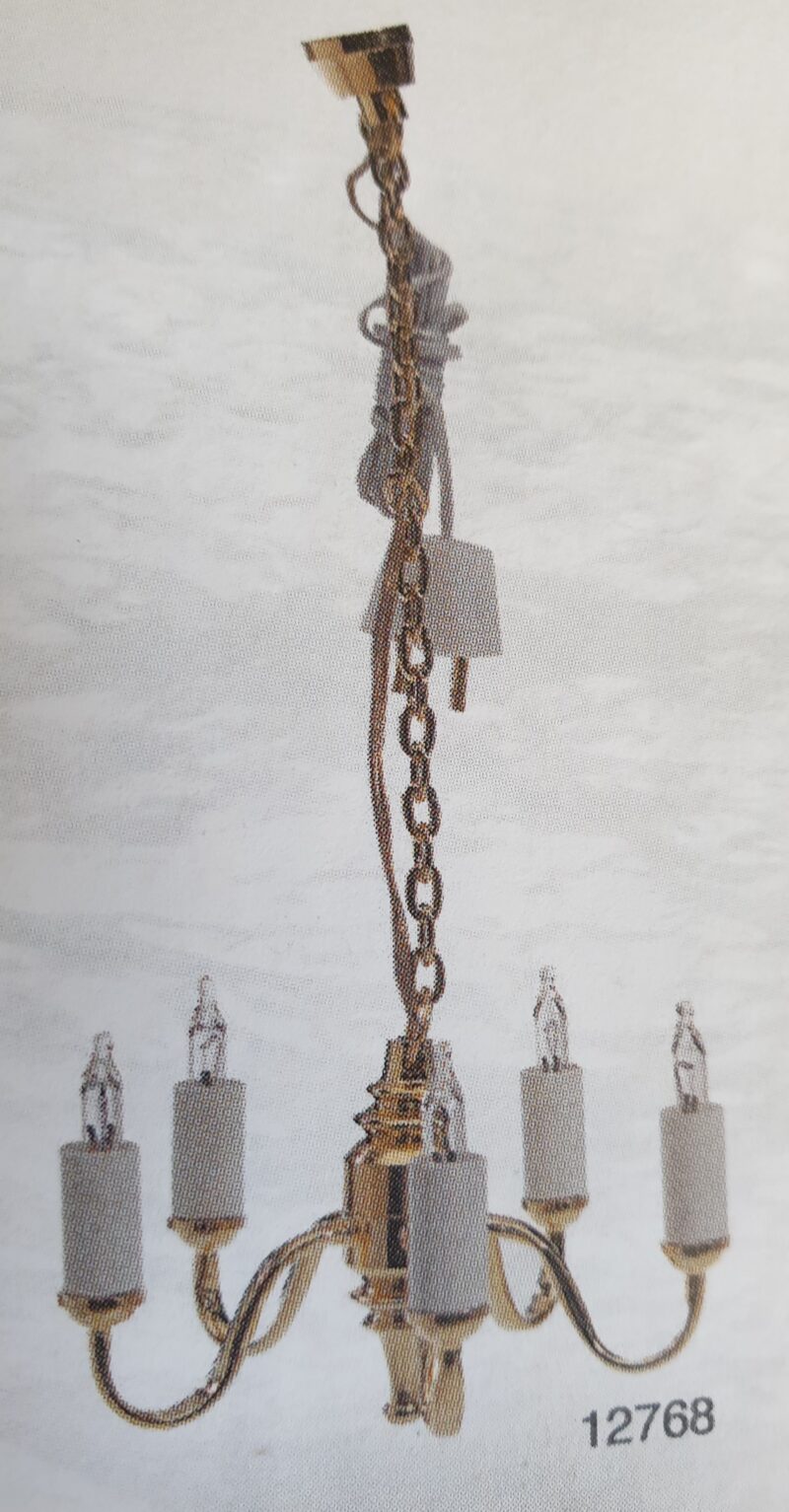 Ceiling light - five arm candles