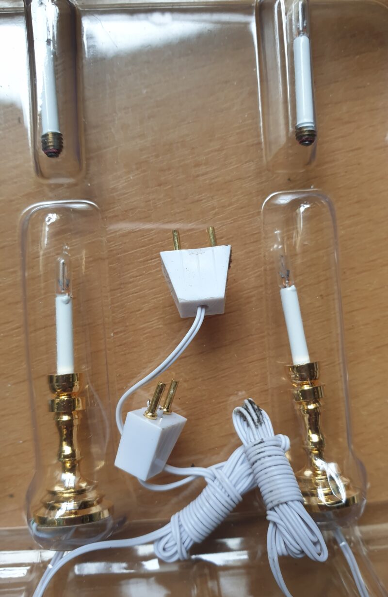 Wall light - pair candles