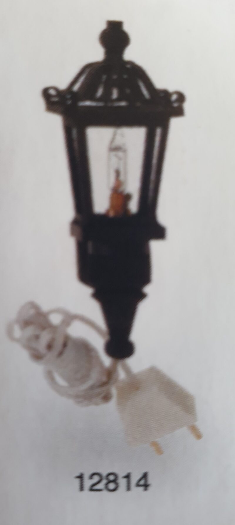 Wall light - black lantern