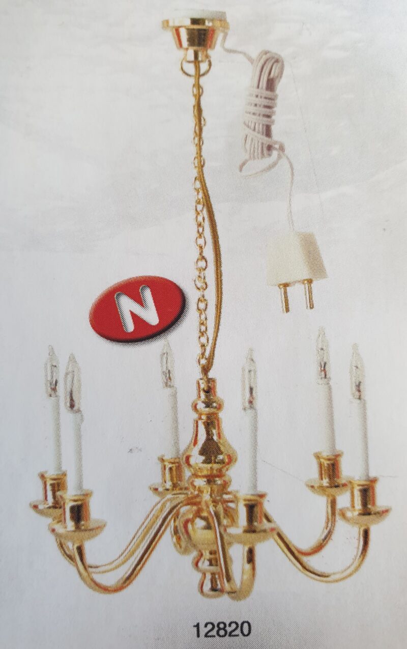 Ceiling light - 6 arm candles