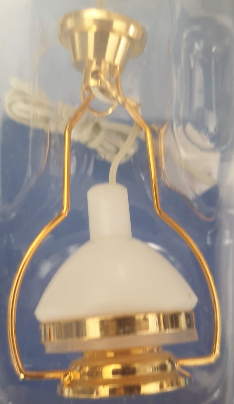 Ceiling light - white with gold